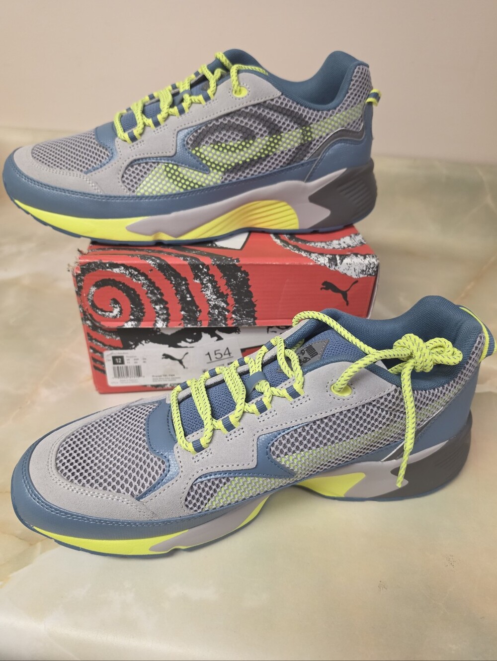 PUMA x P.A.M. Prevail TRL Sneakers Deep Dive Lime Men's 12 NIB
